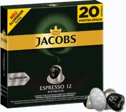 JACOBS Kapseln Espresso Ristretto 200 Nespresso Kompatible Kaffeekapseln -Kaffeeprodukte d078a7662c070c48e325b7a2d4780568
