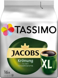 TASSIMO Rund-Um-Die-Uhr-Paket Morning Café XL - Krönung XL - Café Hag Crema -Kaffeeprodukte d6c9bb09dce6d252d1a5815e3861c16d