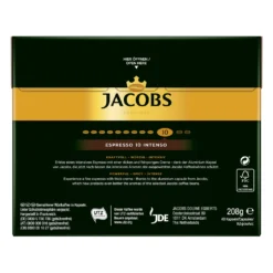 JACOBS Kapseln Espresso Intenso 5 X 40 Nespresso®* Kompatible Kaffeekapseln -Kaffeeprodukte d6e896135cccc654edf8a89977aa0d0c