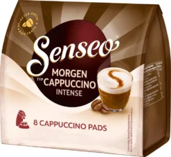 SENSEO Pads Typ Morgen Cappuccino Intense 10 X 8 Pads 80 Getränke -Kaffeeprodukte d8215cbfb9fde43b1fb39bd51d7e2ce1