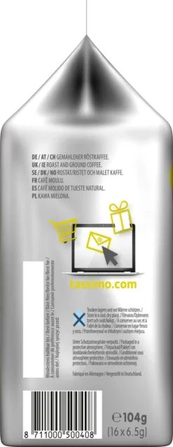 Tassimo Jacobs Krönung Mit Dem Verwöhnaroma | 16 T Discs, Kaffeekapseln -Kaffeeprodukte db653440062289234d2c7e190d7470a4