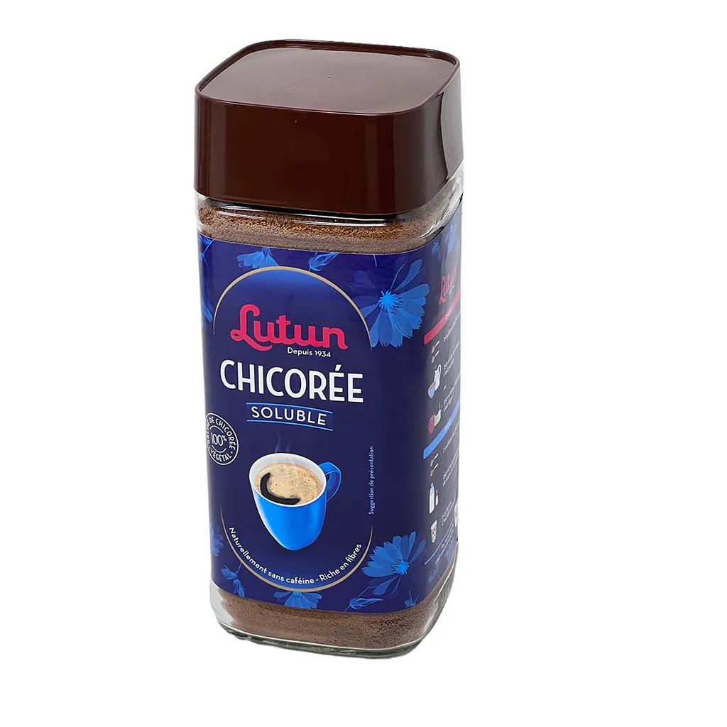 LUTUN Chicorée Soluble - Aufguss Kaffeeersatz Aus Zichorie Koffeinfrei 200 Gramm - Original Aus Frankreich 3 LUTUN Chicorée Soluble - Aufguss Kaffeeersatz Aus Zichorie Koffeinfrei 200 Gramm - Original Aus Frankreich