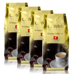 Kaffeeprodukte 31 4x Cafeclub Supercreme Schweizer Schümli Kaffeebohnen 1 Kg Für Kaffeevollautomat