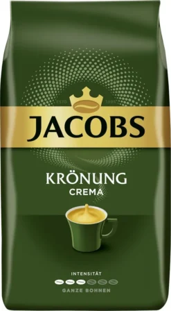 Jacobs Krönung Crema | Ganze Bohne | 1000g -Kaffeeprodukte e1c6fb9963b83393b1be5016c40ed986