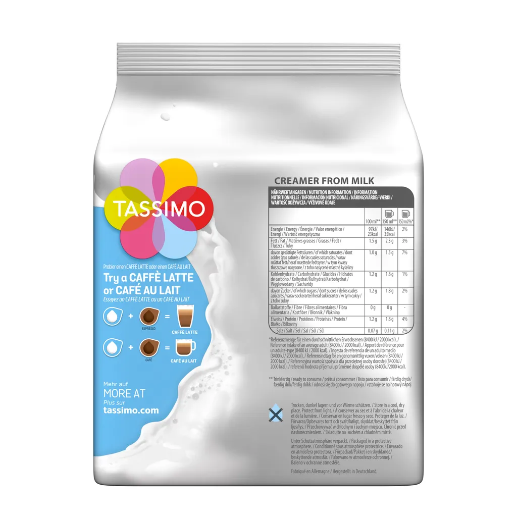 Tassimo Milchkomposition Mit Feinem Schaum | 16 T Discs, Kaffeekapseln 4 Tassimo Milchkomposition Mit Feinem Schaum | 16 T Discs, Kaffeekapseln – Bild 2