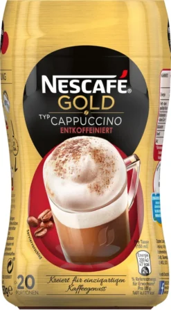 Nescafé® Nescafé Gold Typ Cappuccino Entkoffeiniert | 250g Dose 17 Nescafé® Nescafé Gold Typ Cappuccino Entkoffeiniert | 250g Dose -Kaffeeprodukte e96f7e57633c62ec371eb1412736c262