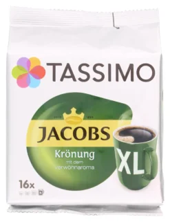 Tassimo Jacobs Krönung XL | 16 T Discs, Kaffeekapseln -Kaffeeprodukte ef4342d2b903f73da2291ea668be737b