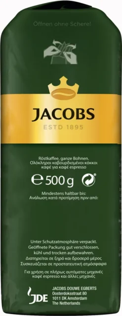 JACOBS Kaffeebohnen Krönung Aroma-Bohne Kräftig 500g Ganze Kaffee Bohnen 8 JACOBS Kaffeebohnen Krönung Aroma-Bohne Kräftig 500g Ganze Kaffee Bohnen -Kaffeeprodukte f504402dbc3784a00cfe46eddf4e2787