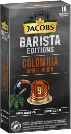 JACOBS Kapseln Barista Editions Colombia Origin 9 10 X 10 Nespresso®* Kompatibel -Kaffeeprodukte f9b0eee20e3deabc88a7e2fc863cf3d1