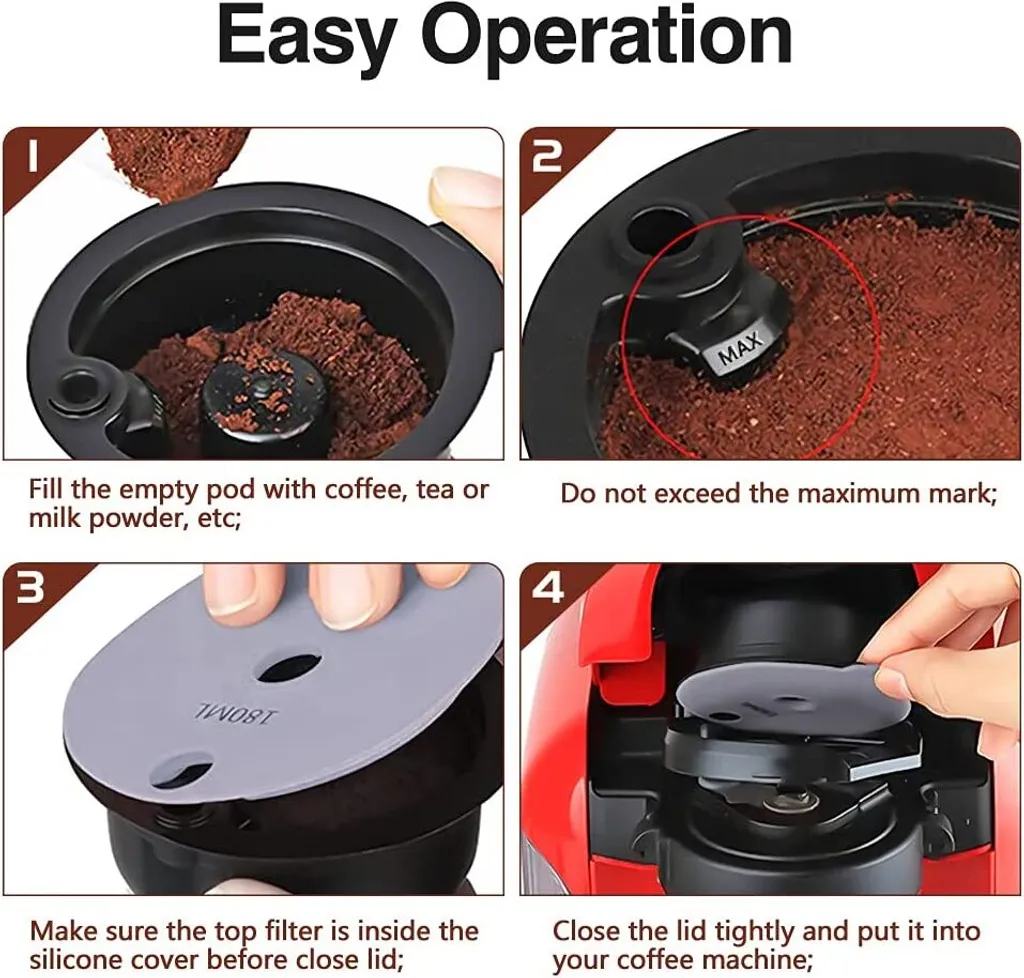 1 Stück Nachfüllbarer Wiederverwendbarer PP Kaffeekapsel Filter Für Bosch Tassimo 180 Ml Kapazität, Lebensmittelqualität 7 1 Stück Nachfüllbarer Wiederverwendbarer PP Kaffeekapsel Filter Für Bosch Tassimo 180 Ml Kapazität, Lebensmittelqualität – Bild 5