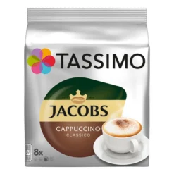 Tassimo Jacobs Cappuccino Classico (5 X 8 Getränke) -Kaffeeprodukte fb8a48aa6d5c65b5e02e5f9383985946