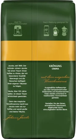 JACOBS Kaffeebohnen Krönung Crema 3 Kg Ganze Geröstete Bohnen + 1 Jacobs Barista Becher + 1 Dose -Kaffeeprodukte fc796c7f6452d8402feaec03b8fc7601